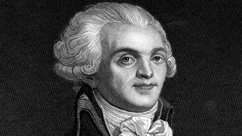 Robespierre, main actor of the reign of terror in France